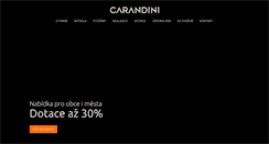 Desktop Screenshot of carandini.cz