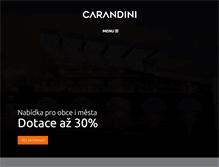 Tablet Screenshot of carandini.cz
